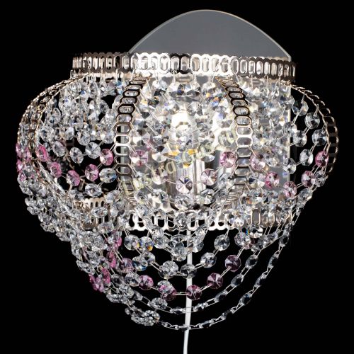 Бра Альфа №1 розовая в Симферополе Гусь Хрустальный