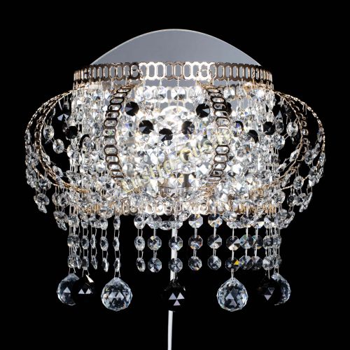 Бра Альфа №2 черная в Симферополе Гусь Хрустальный