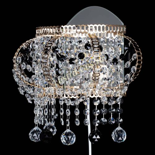 Бра Альфа №2 черная в Симферополе Гусь Хрустальный