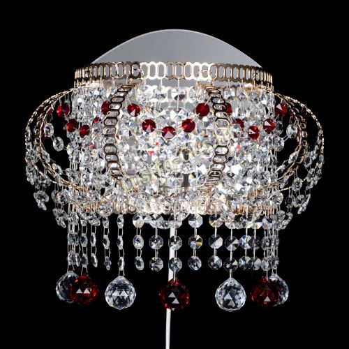 Бра Альфа №2 красная в Симферополе Гусь Хрустальный