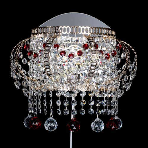 Бра Альфа №2 красная в Симферополе Гусь Хрустальный