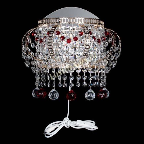 Бра Альфа №2 красная в Симферополе Гусь Хрустальный