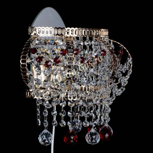 Бра Альфа №2 красная в Симферополе Гусь Хрустальный