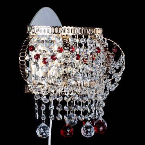 Бра Альфа №2 красная в Симферополе Гусь Хрустальный