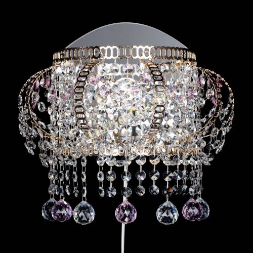 Бра Альфа №2 розовая в Симферополе Гусь Хрустальный