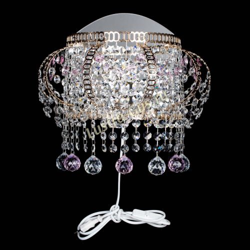 Бра Альфа №2 розовая в Симферополе Гусь Хрустальный