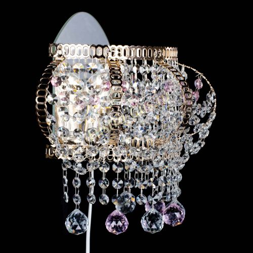 Бра Альфа №2 розовая в Симферополе Гусь Хрустальный