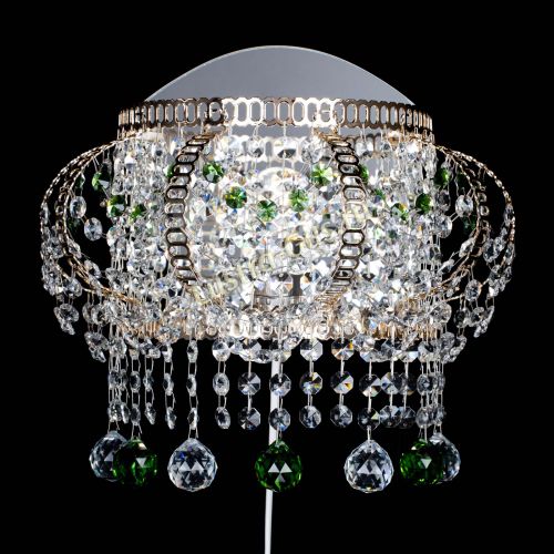 Бра Альфа №2 зеленая в Симферополе Гусь Хрустальный