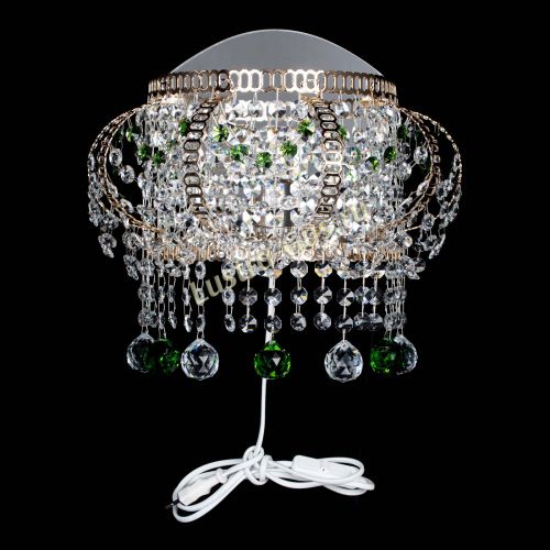 Бра Альфа №2 зеленая в Симферополе Гусь Хрустальный