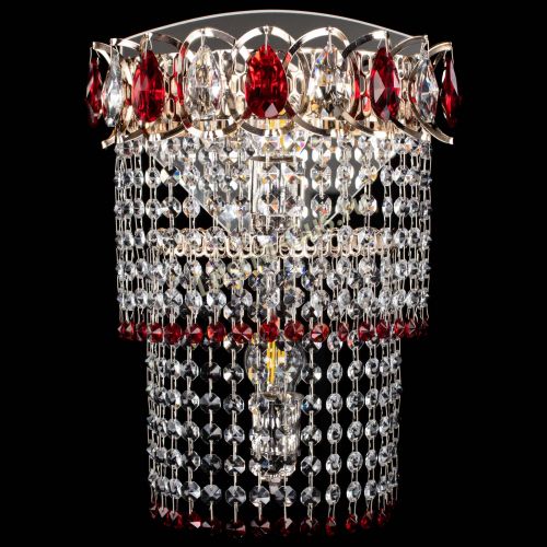 Бра Астра №2 оптикон красная в Симферополе Гусь Хрустальный