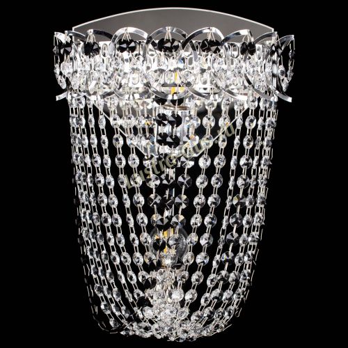 Бра Астра ажур №2 черная в Симферополе Гусь Хрустальный