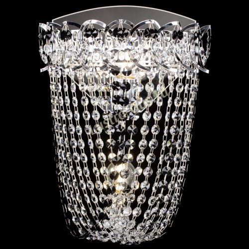 Бра Астра ажур №2 черная в Симферополе Гусь Хрустальный