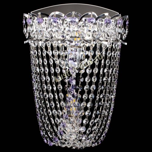 Бра Астра ажур №2 фиолетовая в Симферополе Гусь Хрустальный