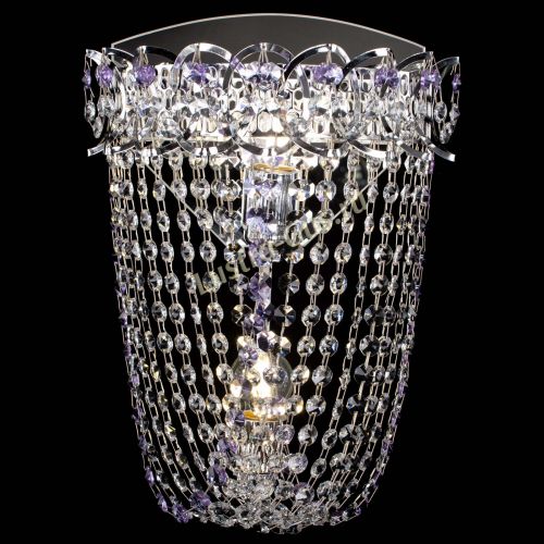 Бра Астра ажур №2 фиолетовая в Симферополе Гусь Хрустальный