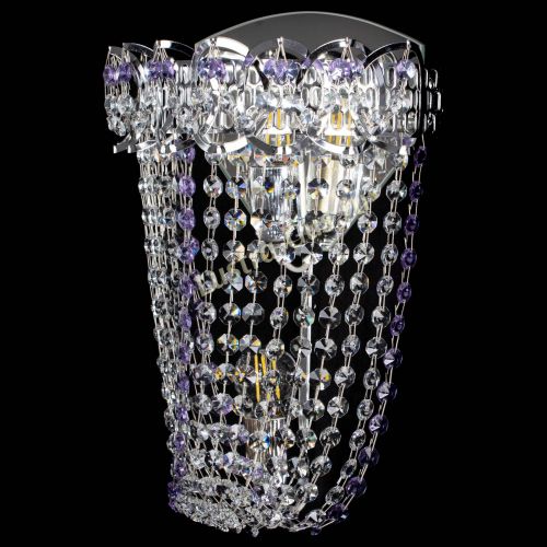 Бра Астра ажур №2 фиолетовая в Симферополе Гусь Хрустальный