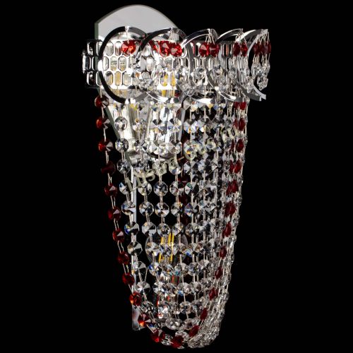 Бра Астра ажур №2 красная в Симферополе Гусь Хрустальный