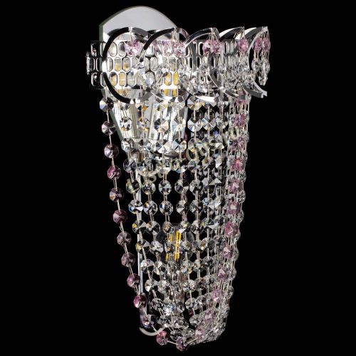 Бра Астра ажур №2 розовая в Симферополе Гусь Хрустальный