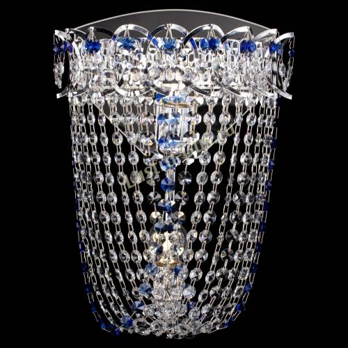 Бра Астра ажур №2 синяя в Симферополе Гусь Хрустальный