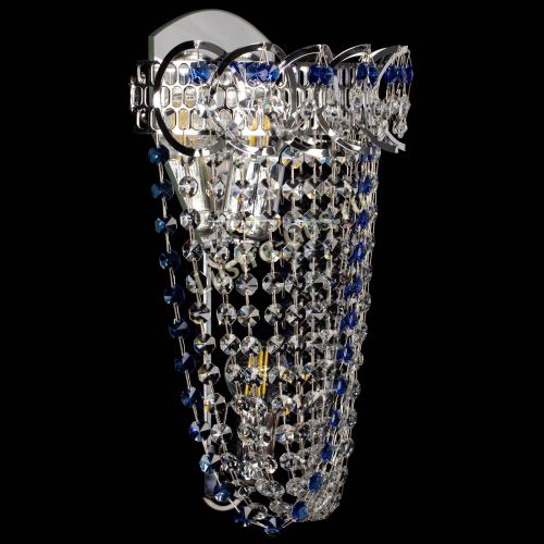 Бра Астра ажур №2 синяя в Симферополе Гусь Хрустальный