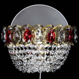 Бра Астра ажур под бронзу красная в Симферополе