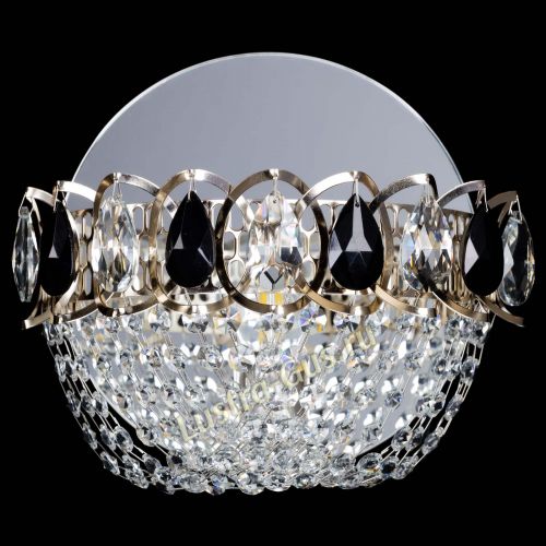 Бра Астра ажур черная в Симферополе Гусь Хрустальный