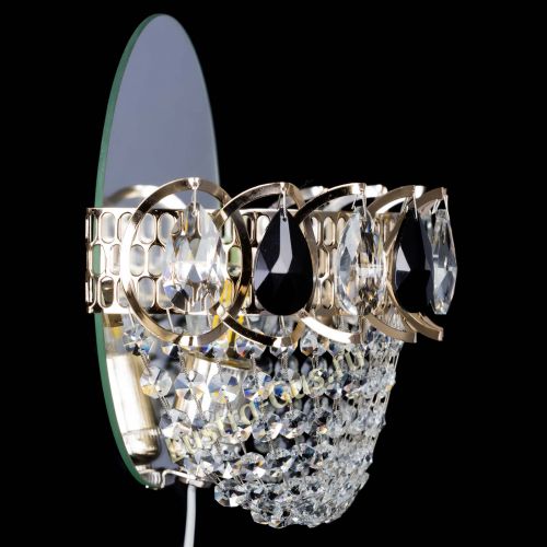 Бра Астра ажур черная в Симферополе Гусь Хрустальный