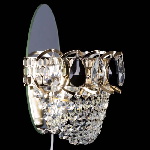 Бра Астра ажур черная в Симферополе Гусь Хрустальный