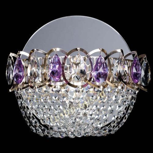 Бра Астра ажур фиолетовая в Симферополе Гусь Хрустальный