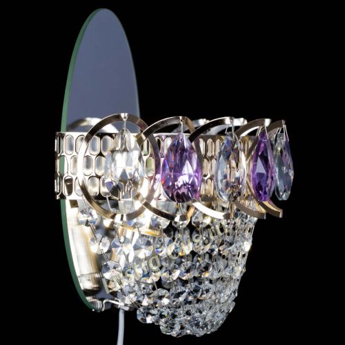 Бра Астра ажур фиолетовая в Симферополе Гусь Хрустальный