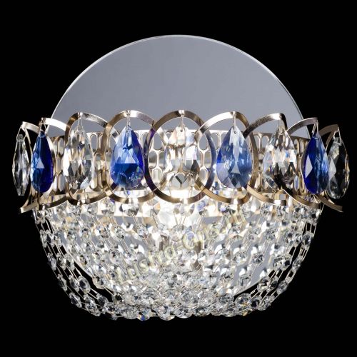 Бра Астра ажур синяя в Симферополе Гусь Хрустальный