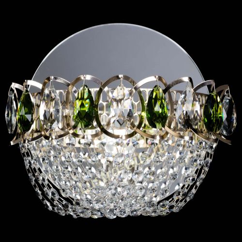 Бра Астра ажур зеленая в Симферополе Гусь Хрустальный