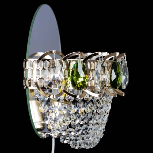 Бра Астра ажур зеленая в Симферополе Гусь Хрустальный