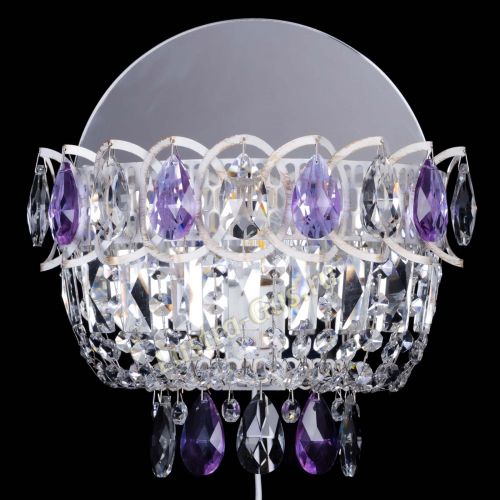 Бра Астра Фиолетовая белая в Симферополе Гусь Хрустальный