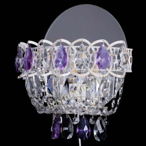 Бра Астра Фиолетовая белая в Симферополе Гусь Хрустальный