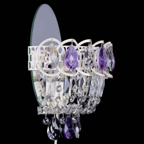 Бра Астра Фиолетовая белая в Симферополе Гусь Хрустальный