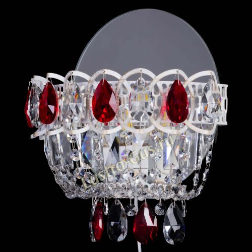 Бра Астра Красная белая  в Симферополе Гусь Хрустальный