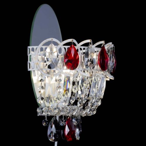 Бра Астра Красная белая  в Симферополе Гусь Хрустальный