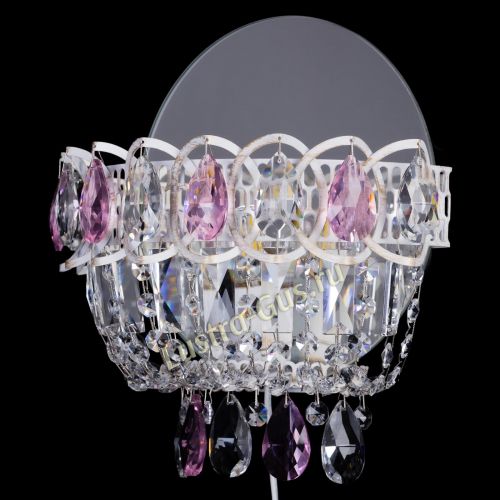 Бра Астра Розовая белая в Симферополе Гусь Хрустальный