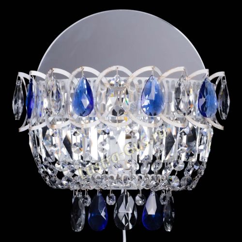 Бра Астра Синяя белая в Симферополе Гусь Хрустальный