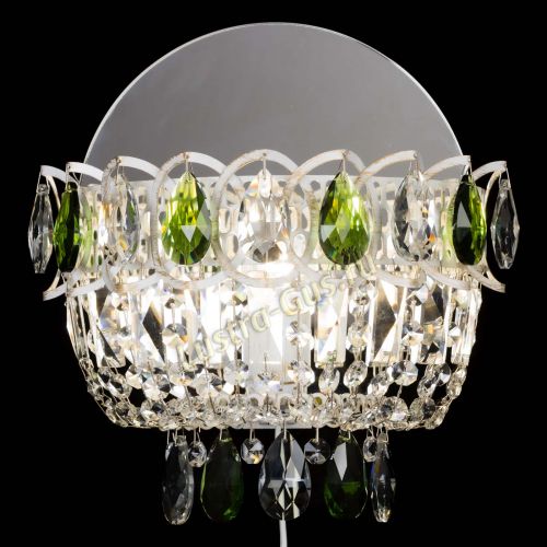 Бра Астра Зеленая белая в Симферополе Гусь Хрустальный