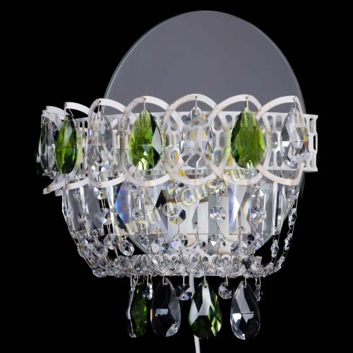 Бра Астра Зеленая белая в Симферополе Гусь Хрустальный