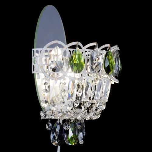 Бра Астра Зеленая белая в Симферополе Гусь Хрустальный