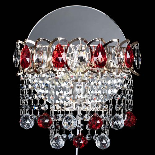 Бра Астра Капель шар 30 Красная в Симферополе Гусь Хрустальный