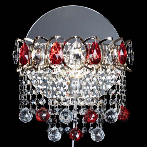 Бра Астра Капель шар 30 Красная в Симферополе Гусь Хрустальный