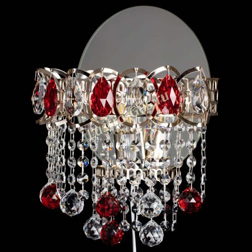 Бра Астра Капель шар 30 Красная в Симферополе Гусь Хрустальный