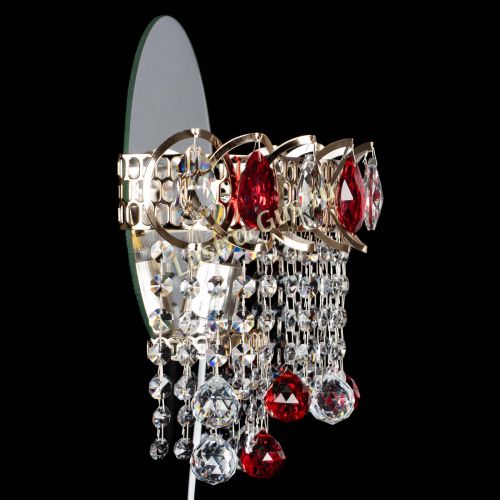 Бра Астра Капель шар 30 Красная в Симферополе Гусь Хрустальный