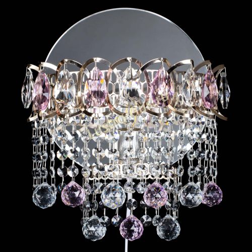 Бра Астра Капель шар 30 Розовая в Симферополе Гусь Хрустальный