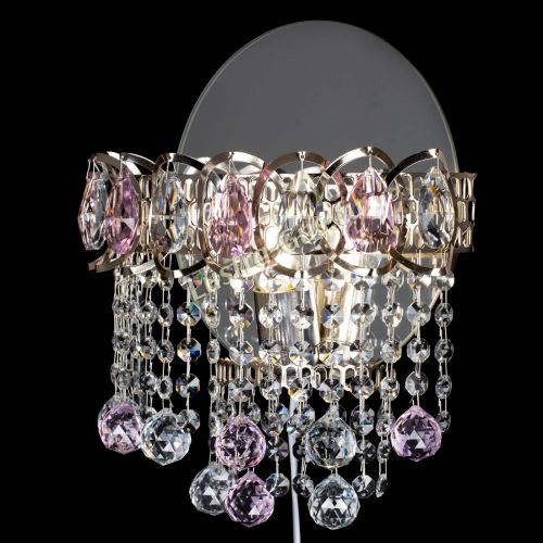 Бра Астра Капель шар 30 Розовая в Симферополе Гусь Хрустальный