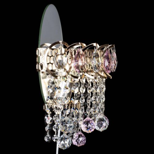 Бра Астра Капель шар 30 Розовая в Симферополе Гусь Хрустальный