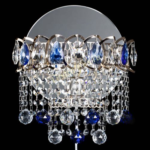 Бра Астра Капель шар 30 Синяя в Симферополе Гусь Хрустальный